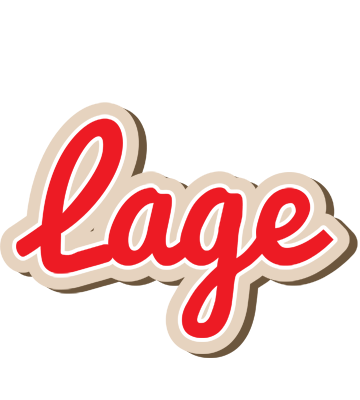 Lage chocolate logo