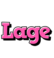 Lage girlish logo