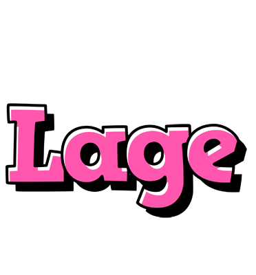 Lage girlish logo