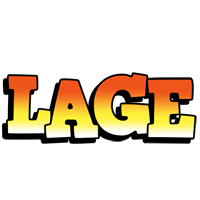 Lage sunset logo