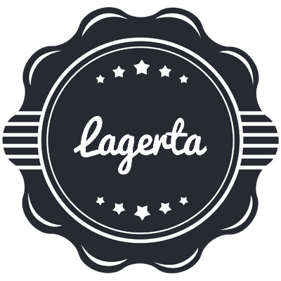 Lagerta badge logo