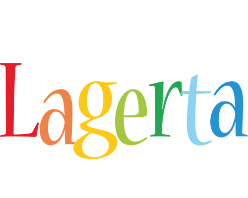Lagerta birthday logo