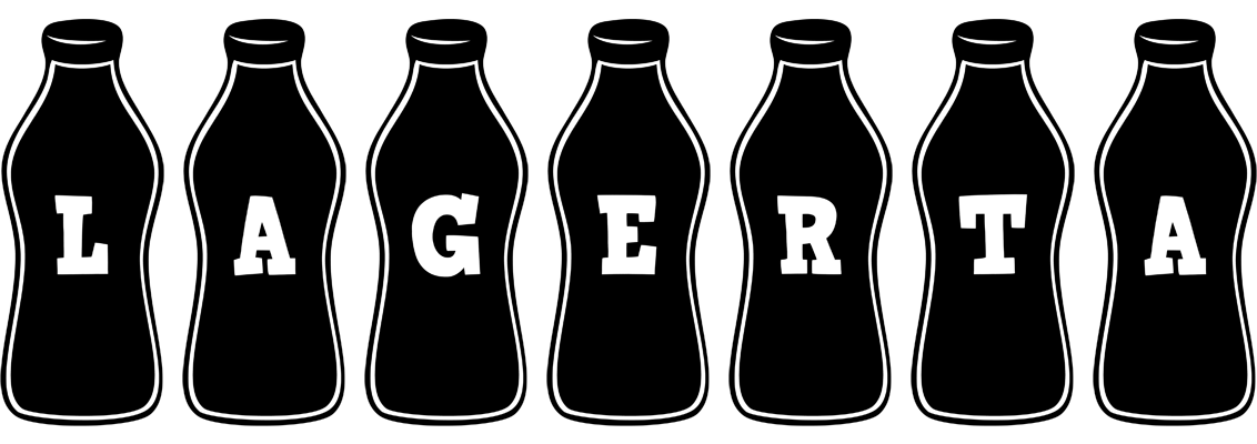 Lagerta bottle logo