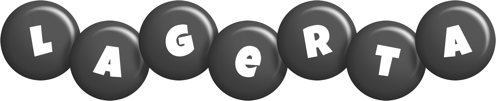 Lagerta candy-black logo