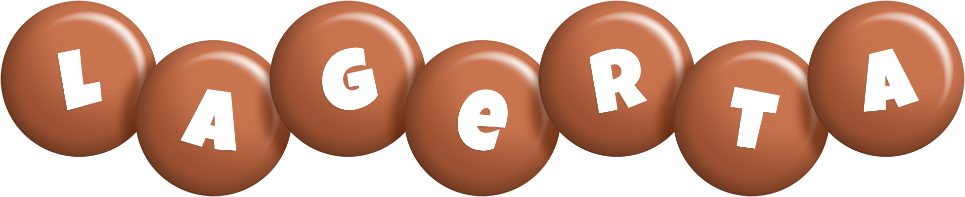 Lagerta candy-brown logo