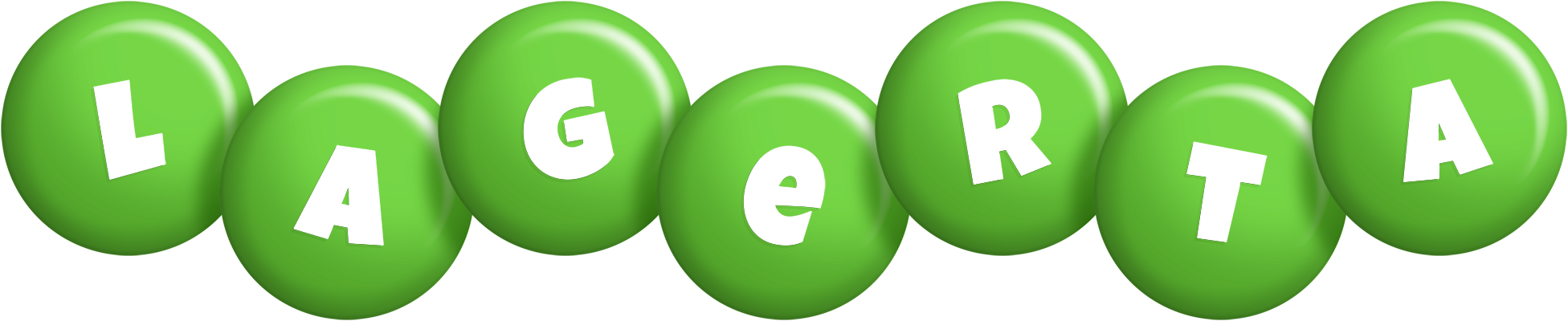Lagerta candy-green logo