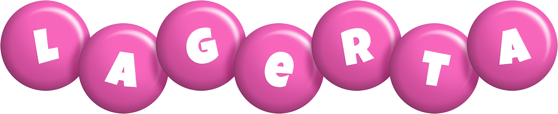 Lagerta candy-pink logo