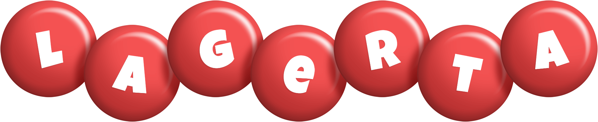 Lagerta candy-red logo