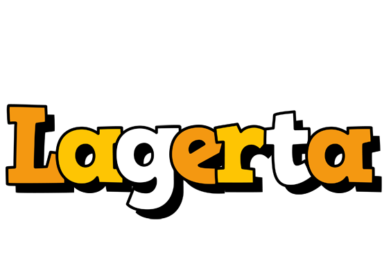 Lagerta cartoon logo