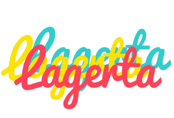 Lagerta disco logo