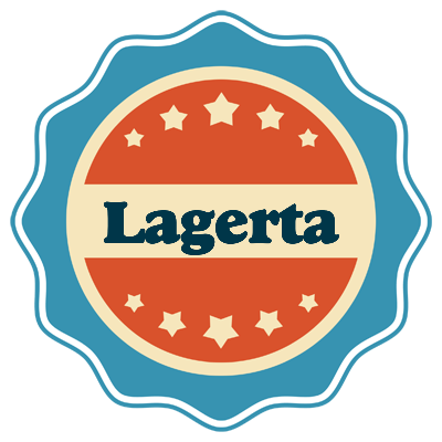 Lagerta labels logo