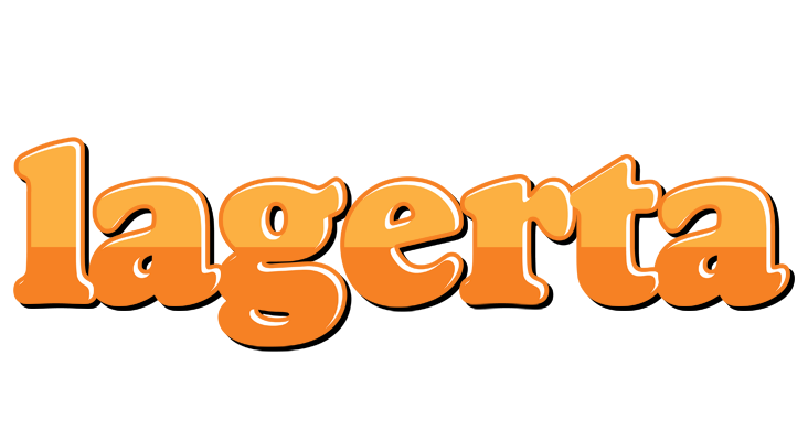 Lagerta orange logo