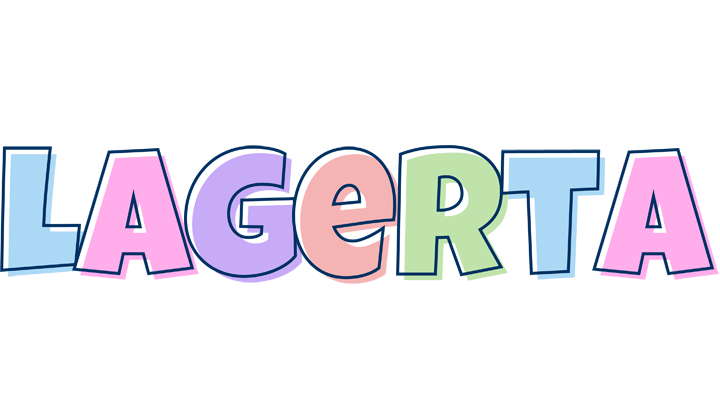 Lagerta pastel logo