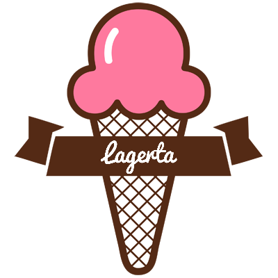 Lagerta premium logo
