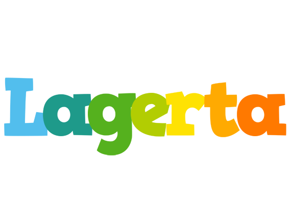 Lagerta rainbows logo