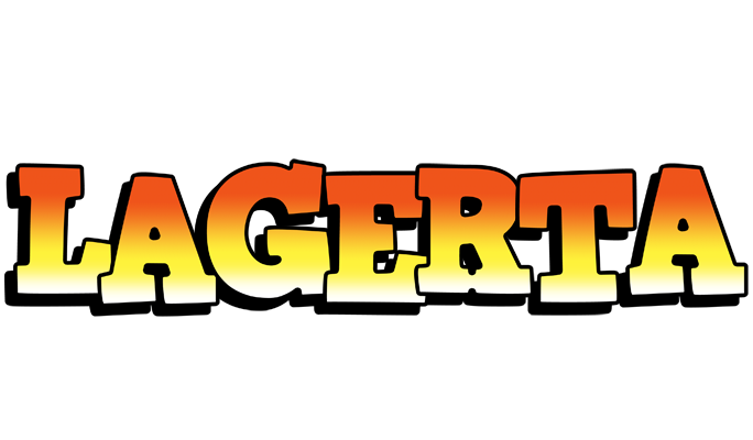 Lagerta sunset logo