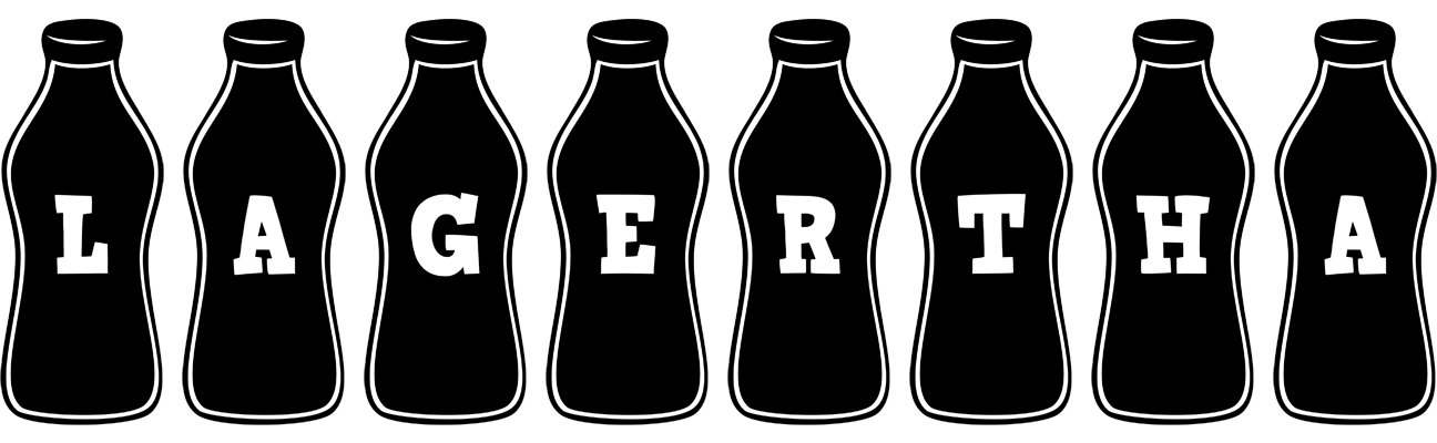 Lagertha bottle logo