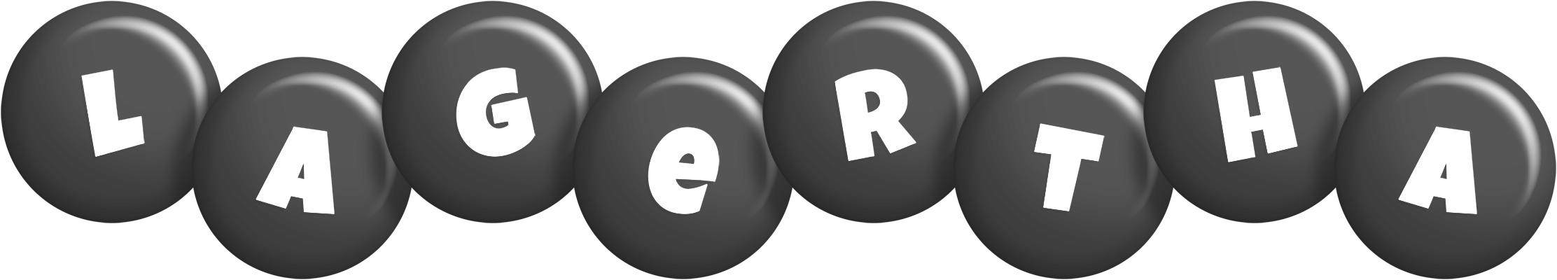Lagertha candy-black logo