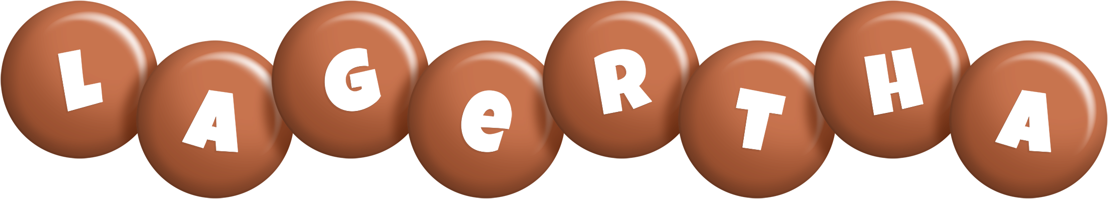 Lagertha candy-brown logo