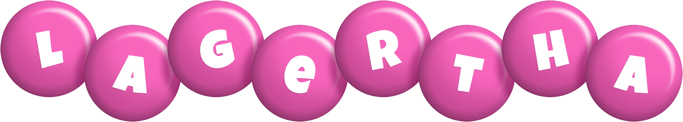 Lagertha candy-pink logo