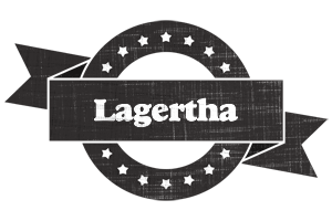 Lagertha grunge logo