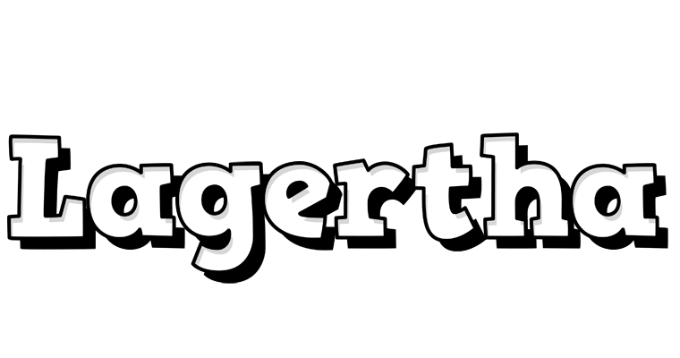 Lagertha snowing logo