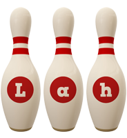 Lah bowling-pin logo
