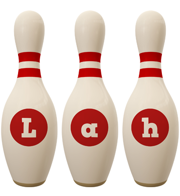Lah bowling-pin logo