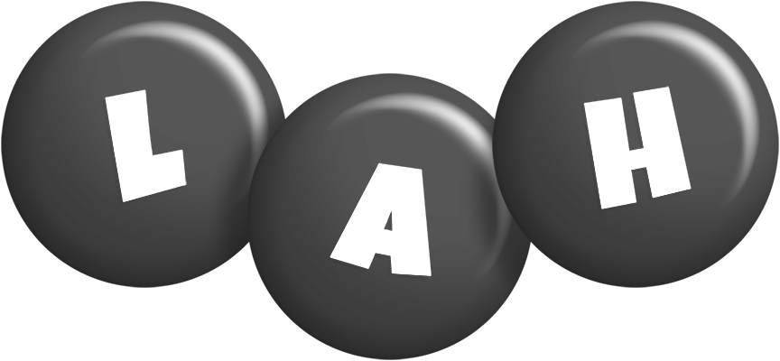 Lah candy-black logo