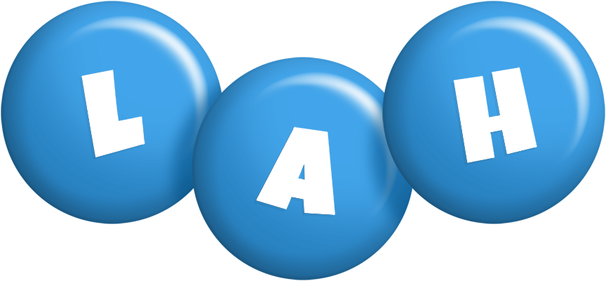 Lah candy-blue logo