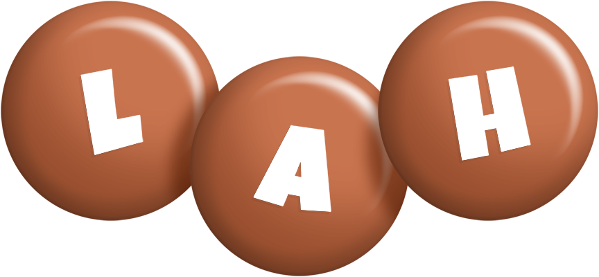 Lah candy-brown logo
