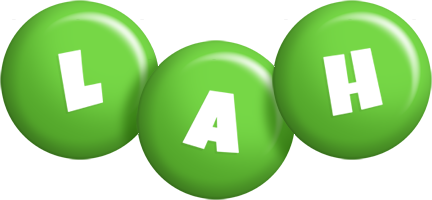 Lah candy-green logo