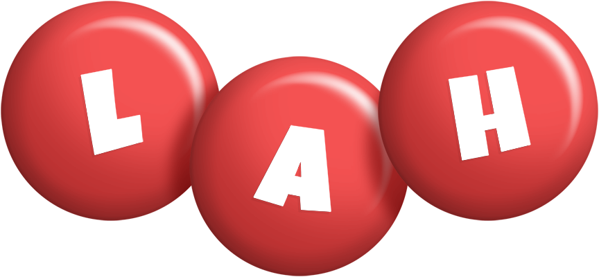 Lah candy-red logo