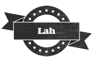 Lah grunge logo