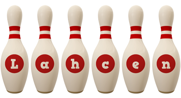Lahcen bowling-pin logo