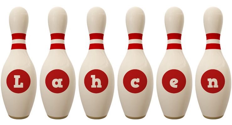 Lahcen bowling-pin logo