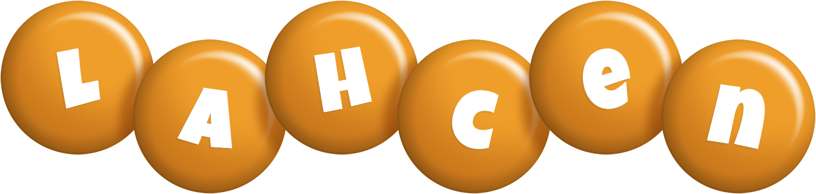 Lahcen candy-orange logo