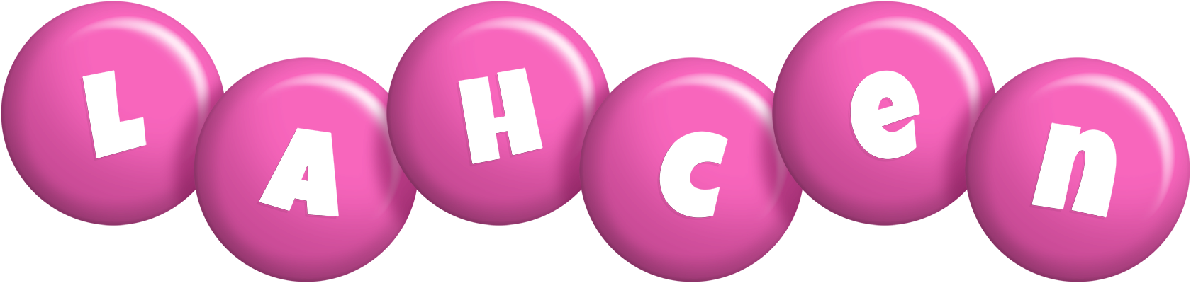 Lahcen candy-pink logo