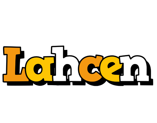 Lahcen cartoon logo
