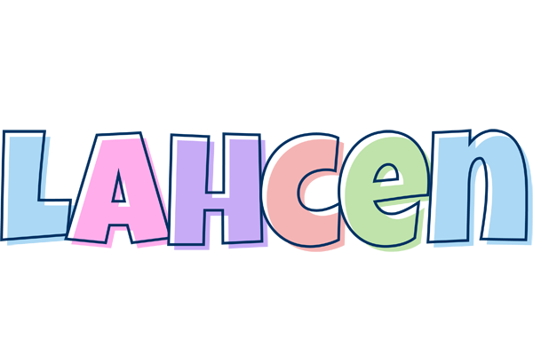 Lahcen pastel logo