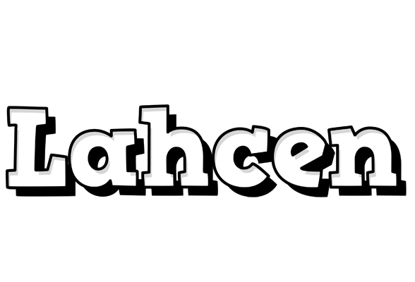Lahcen snowing logo