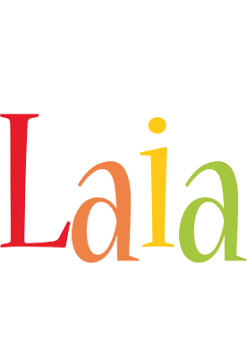 Laia birthday logo