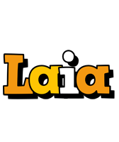 Laia cartoon logo