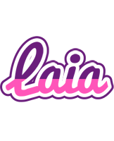 Laia cheerful logo