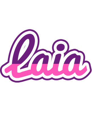 Laia cheerful logo