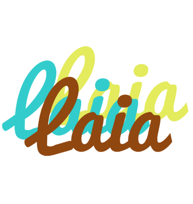 Laia cupcake logo