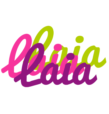 Laia flowers logo