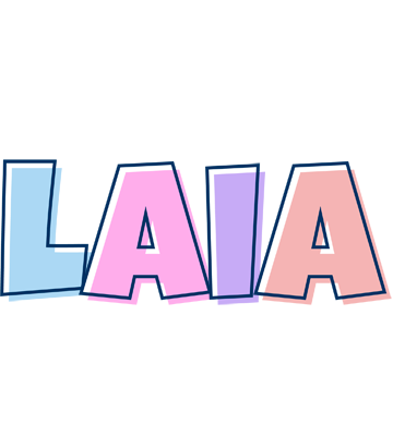 Laia pastel logo