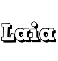 Laia snowing logo