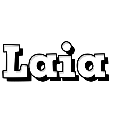 Laia snowing logo